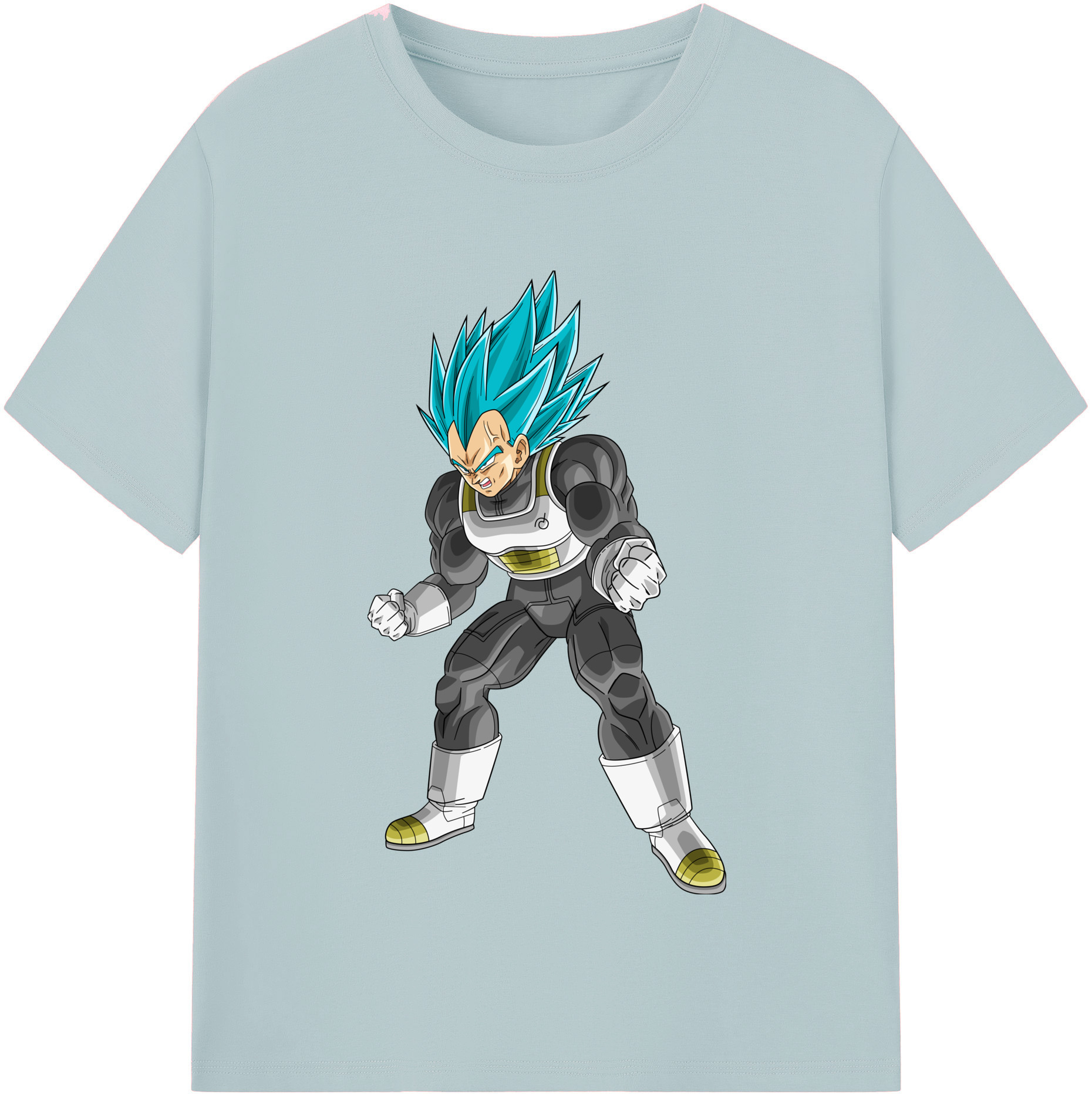 （画像用） ドラゴンボール ベジータ四世（Bejīta Yonsei）DRAGON BALL Vegeta IV 綿100％半袖Tシャツ（フロントプリント）